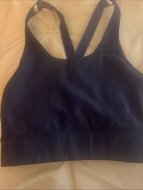 Strappy Sports Bra - Deep Navy